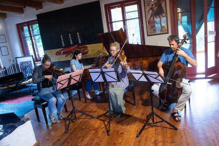 Probe für das Konzert „Musica da Camera“