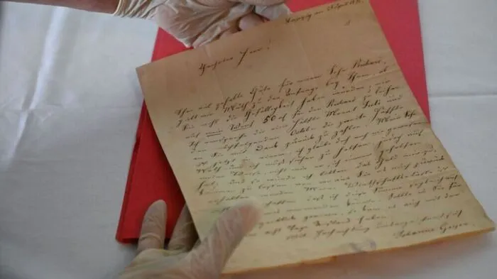 Der Originalbrief von Wagners Mutter Johanna Rosine