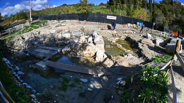Blick auf San Casciano dei Bagni in der Toskana aus 2022