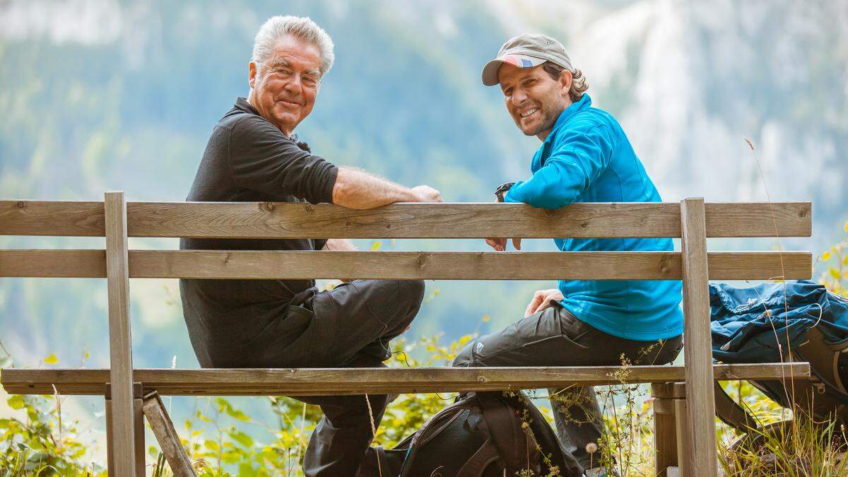 Tom Walek mit dem ehemaligen Bundespräsidenten Heinz Fischer