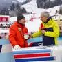 FIS Ski Weltcup Abfahrt der Herren Kitzbühel - Das Rennen - live aus Kitzbühel Kommentar: Oliver Polzer Co-Kommentar: Hans Knauss Kamerafahrt: Joachim Puchner Moderation: Rainer Pariasek Analyse: Armin Assinger - Im Bild: Hans Knauß, Rainer Pariasek. Foto: ORF/Roman Zach-Kiesling. Veröffentlichung honorarfrei nur für redaktionelle Berichterstattung in Sendungszusammenhang und mit Copyrightangabe. Kontakt: foto@orf.at
