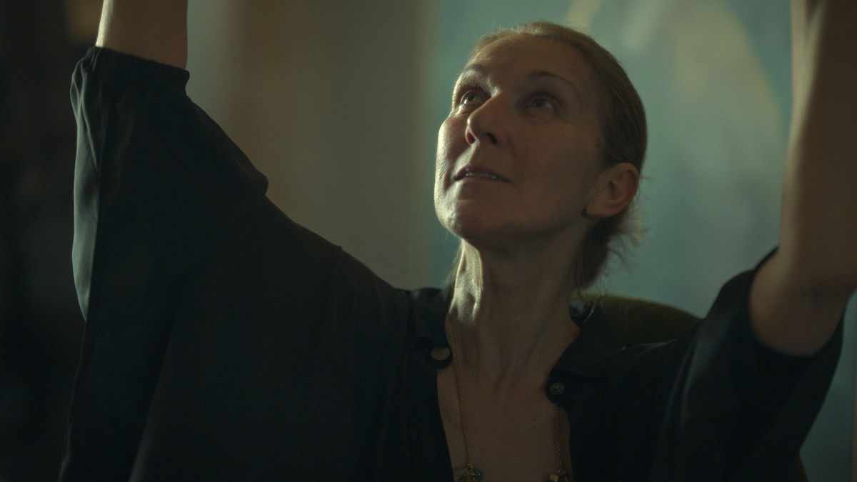 Céline Dion in der Doku, für die ein Kamerateam sie monatelang im Eigenheim von Las Vegas begleitete