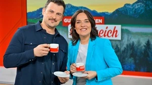Das aktuelle „Guten Morgen“-Duo: Südtiroler Sigi Fink und Oberösterreicherin Eva Pölzl