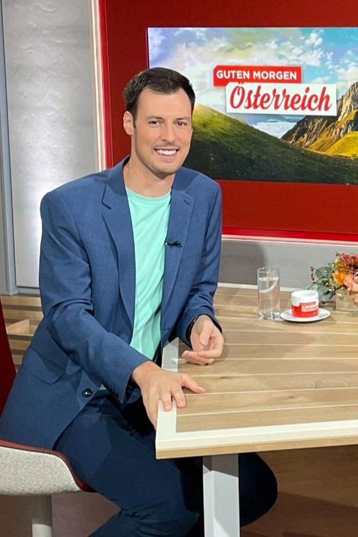 Sehern von „Guten Morgen Österreich“ ist der 34-Jährige schon länger ein Begriff