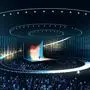 So sieht die Bühne des 70. Eurovision Song Contest aus; Florian Wieder designte sie für den ORF