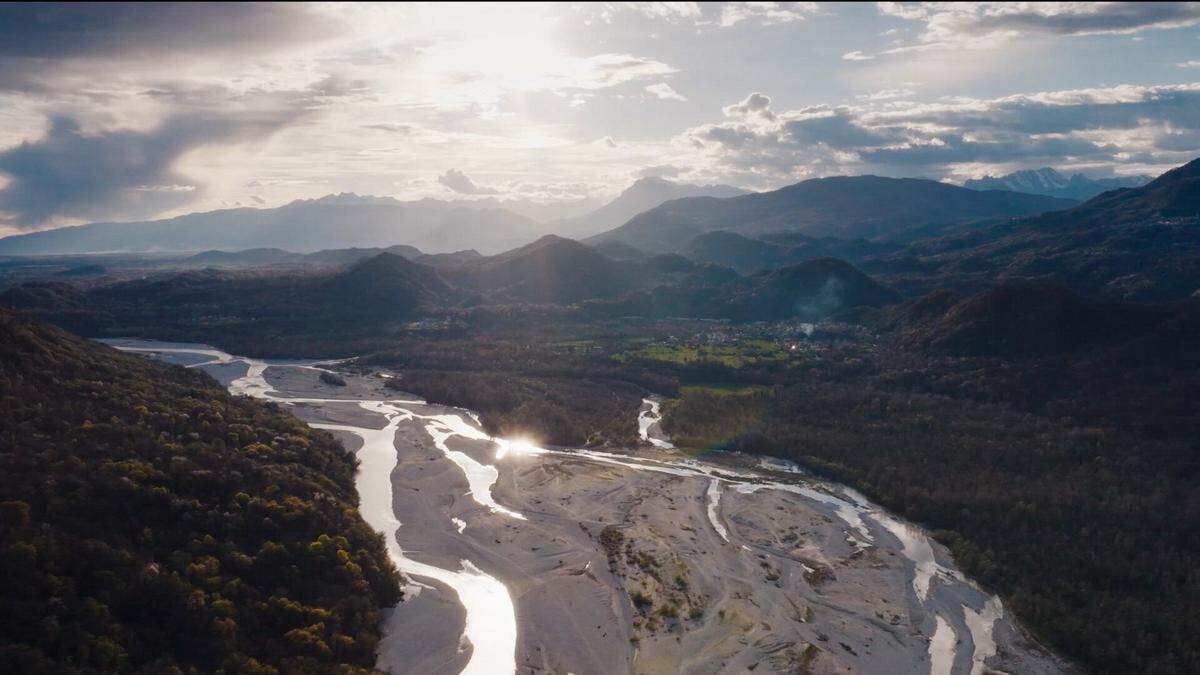 Der Tagliamento ist 170 Kilometer lang und mündet in die Adria