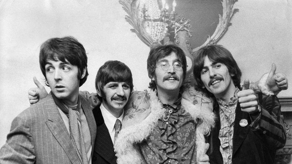  Paul McCartney, Ringo Starr, John Lennon und Georg Harrison im Jahr 1969.