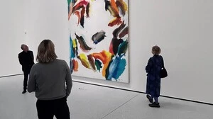 Wolfgang Hollegha im Reinhard Ernst Museum in Wiesbaden 