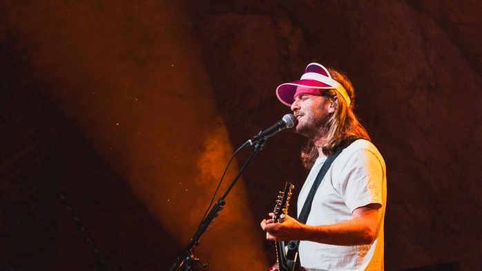 Peter Brugger von der Band „Sportfreunde Stiller“ auf den Grazer Kasematten