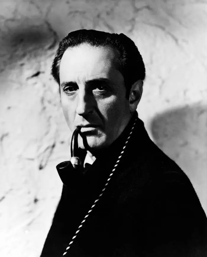 Legendär: Basil Rathbone als Sherlock Holmes, 1945 