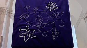 Teil der Fastenarbeit von Elisabeth Gschiel in der Pfarrkirche St. Andrä