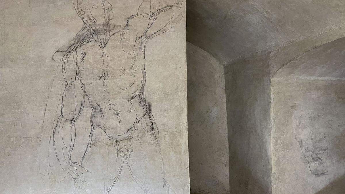 Einblicke in die geheime Kammer von Michelangelo in Florenz