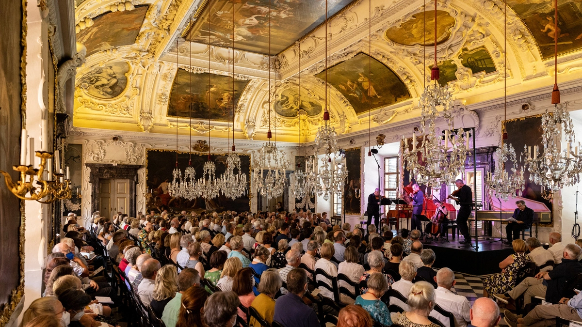 Der Prunksaal in Schloss Eggenberg wird zum Schauplatz für mehrere Konzerte