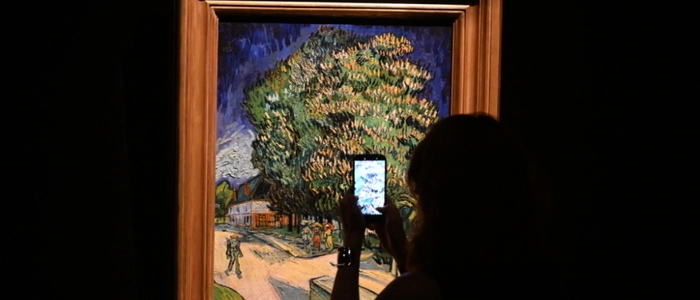 Die "Châtaigniers en fleurs"von Vincent van Gogh