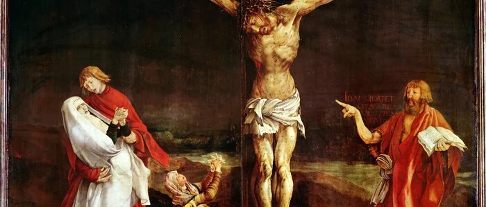 Matthias Grünewald, Isenheimer Altar: Die Kreuzigung. 1515. 