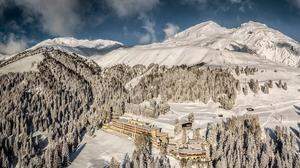 Das Hotel Schatzalp thront über Davos