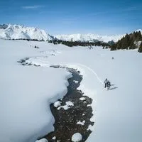 Winterwandern auf der Plamortebene im Tiroler Oberland