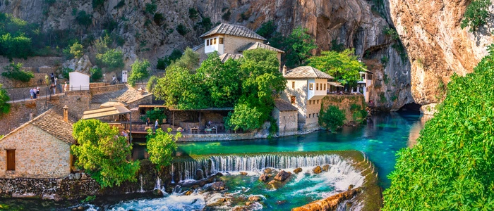 Das Derwischkloster Blagaj an der Buna