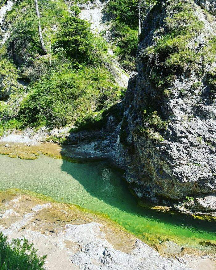 Wandern und baden in der Erlaufschlucht