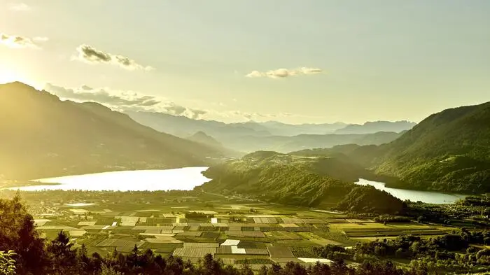Die Seen von Levico und Caldonazzo im Valsugana