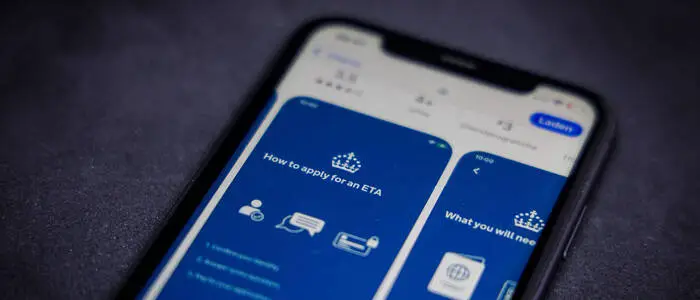 Die Einreisegenehmigung für Großbritannien kann man auch per App beantragen