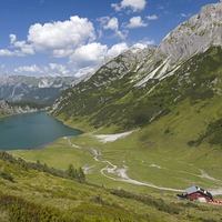 Blick auf das kaiserliche Fischrevier am Tappenkarsee