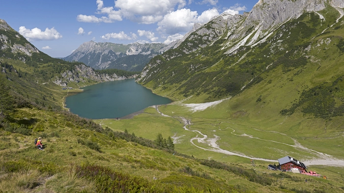 Blick auf das kaiserliche Fischrevier am Tappenkarsee