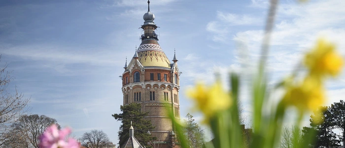 Der Wasserturm Favoriten beherbergt heute Ausstellungen und eine Aussichtsplattform