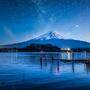 Der Fuji, vom Kawaguchi-See aus betrachtet