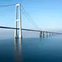 Die Großer-Belt-Brücke verbindet die dänischen Inseln Fünen und Seeland