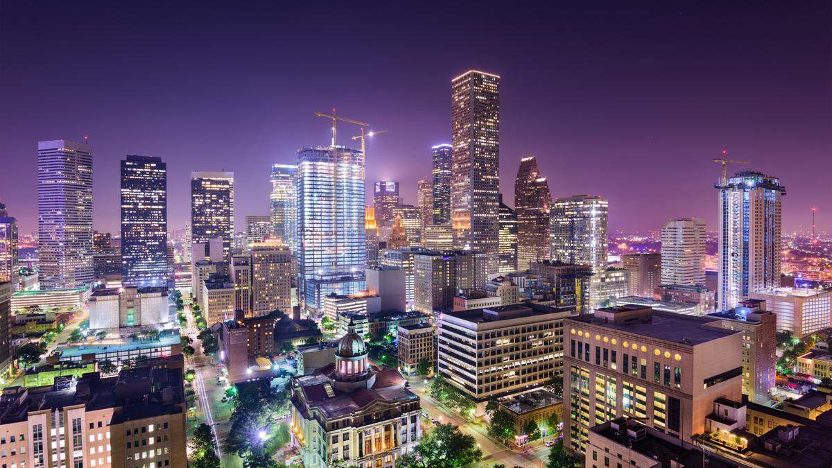 Die Skyline von Houston