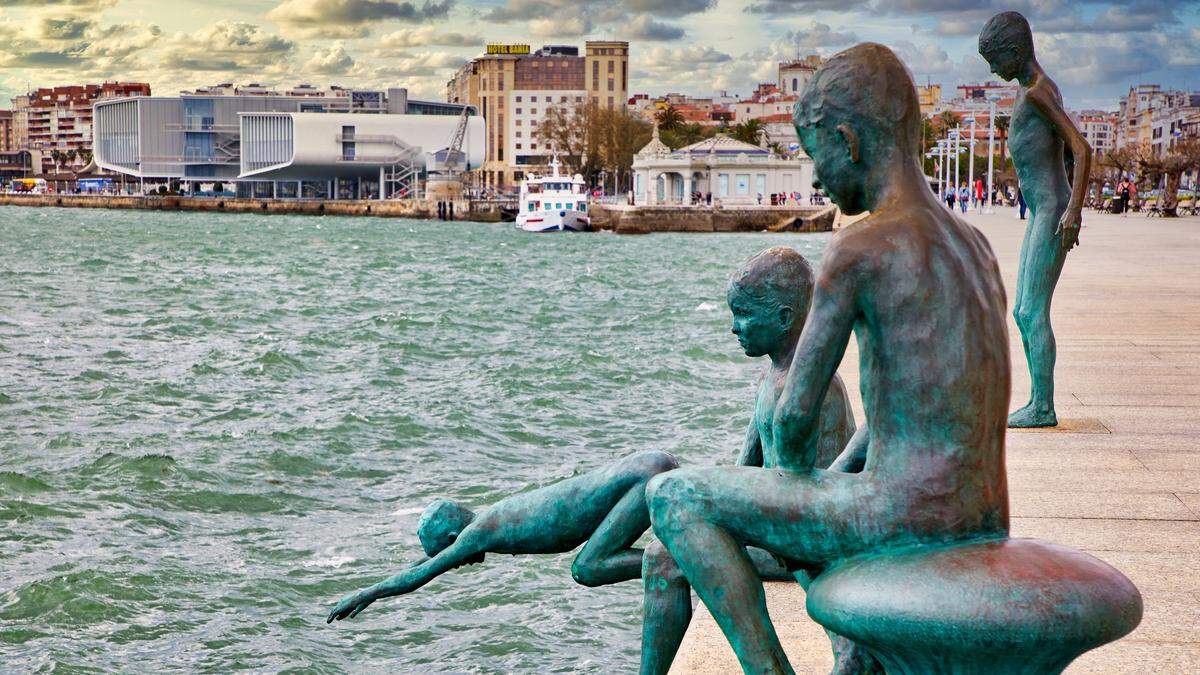 An der Promenade des Seebads Santander 