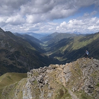 Aufstieg zur Hornfeldspitze mit<strong> </strong>Blick ins Großsölktal