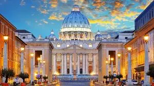  St. Peter's Basilica in Rome by the Via della Conciliazione, Roma