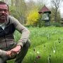 Karl Ploberger erzählt Wissenswertes über die Schachbrettblume 