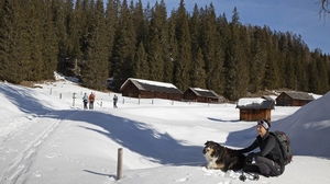 Auf der Viehbergalm zeigt sich der Winter von seiner schönsten Seite