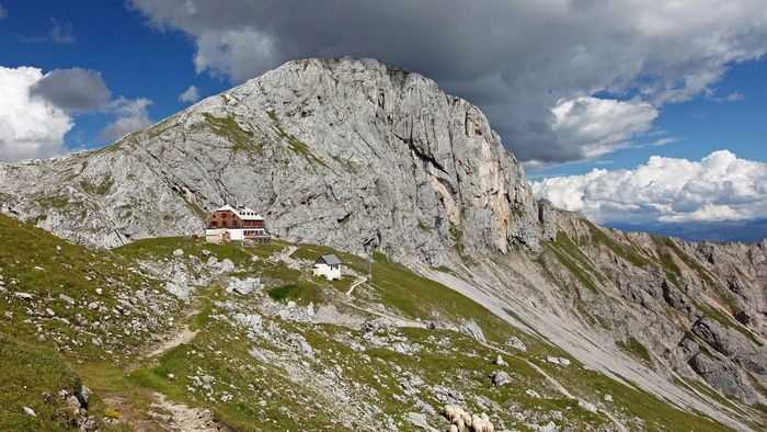 Das Guttenberghaus am Fuße<strong> </strong>des Sinabell hat eine prächtige Lage