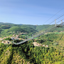 Die neue Hängebrücke spannt sich zwischen Sellano und Montesanto