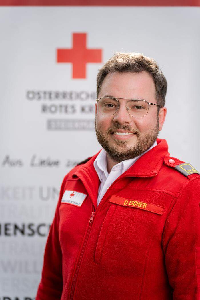 Dominik Eicher, Rotes Kreuz 