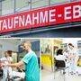 Die Notaufnahme des LKH-Uniklinikums Graz behandelt auch im  Sommer bis zu 140 Patienten pro Tag