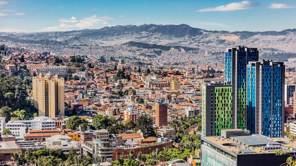 Die Skyline von Bogotá