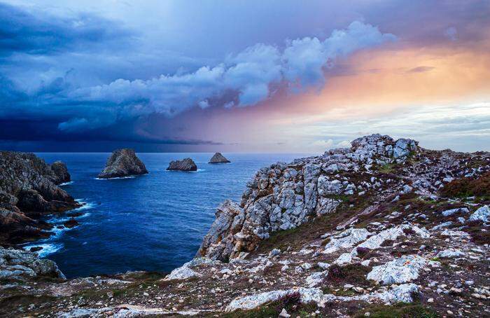 Die Pointe de Penhir in der Bretagne