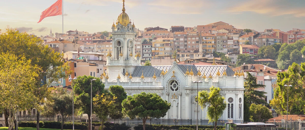 Die bulgarisch-orthodoxe Kirche St. Stefan am Goldenen Horn in Istanbul