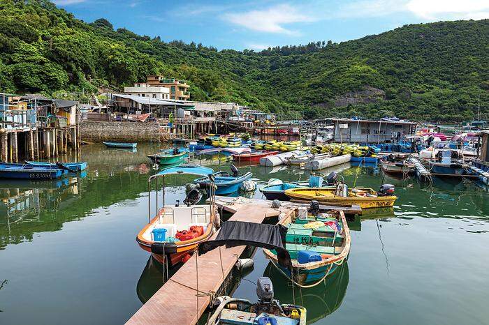 Autos fahren hier nicht, Fischerboote natürlich schon: So empfängt Po Toi, Hongkongs südlichste Insel