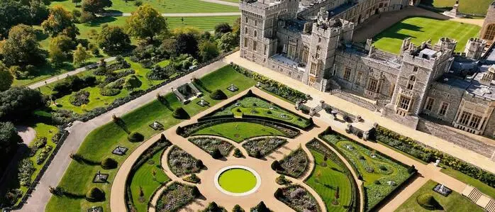 Der Venusgarten in Schloss Windsor