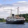 Das ehemalige Postschiff „Nordstjernen“ kreuzt nun mit Gästen an Bord