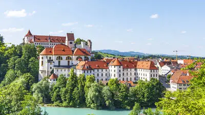 Das Hohe Schloss und das Kloster St. Mang in Füssen