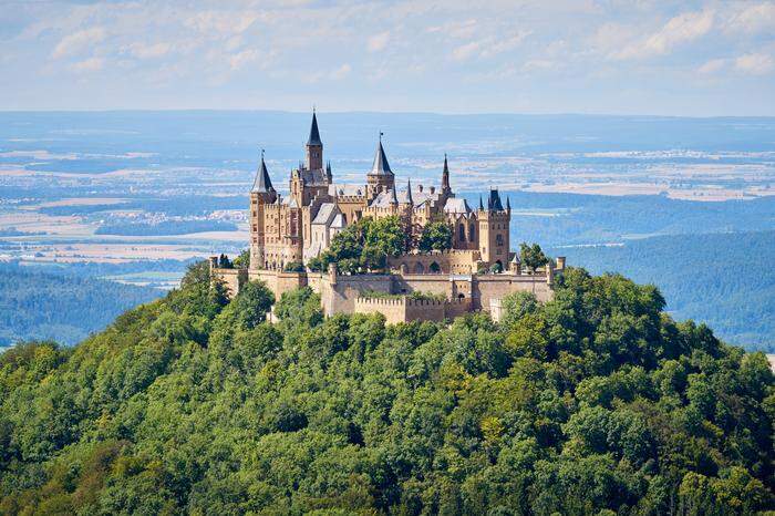 Auch die Burg Hohenzollern ist ein Märchenschloss