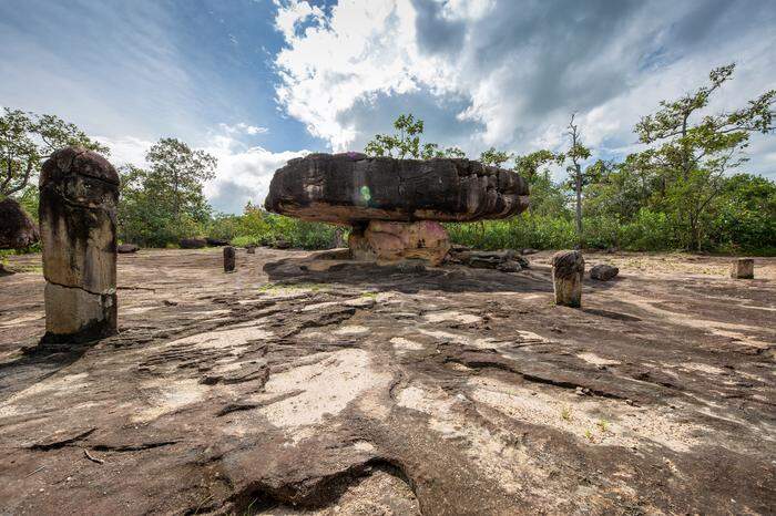 Sīma-Steine in Phu Phrabat