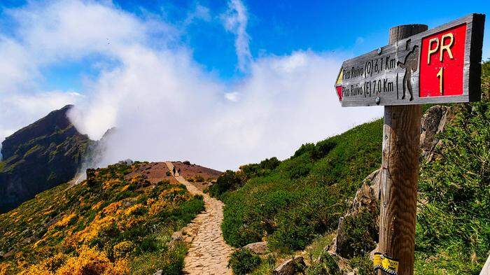 Die Route auf dem Pico do Arieeiro ist ab sofort gebührenpflichtig